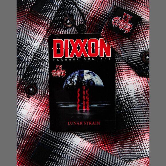 DIXXON FLANNEL x IN FLAMES Flannel Shirt Collab - LUNAR STRAIN - Men's XL - Picture 4 of 12